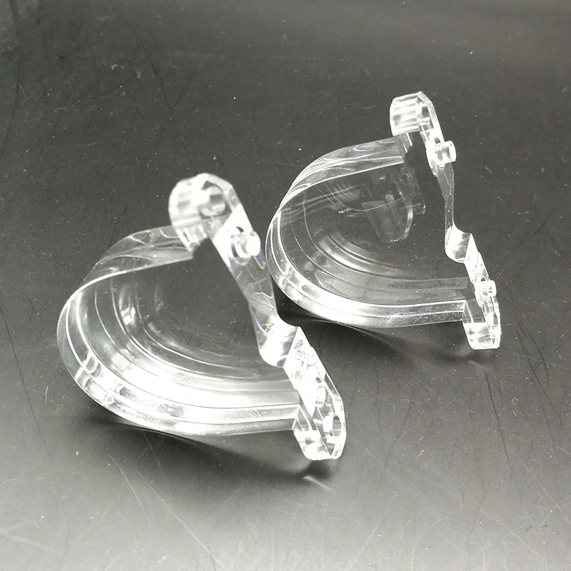 Glyphe automobil quer licht geändert automobil objektiv u-förmigen objektiv reflektor abdeckung LED automobil lampe objektiv