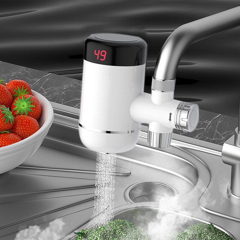 Installation-freies Elektrische Heißer Wasser Fauceth Schnelle Heißer-Verbunden Küche Schlecht Schatz klopfen Wasser Heizung Haushalt Fauceth