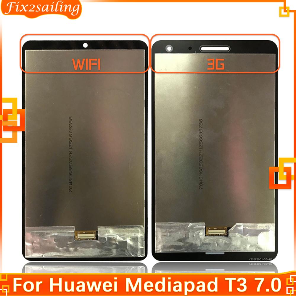 Neue LCD Anzeige Für Huawei Mediapad T3 7,0 BG2-W09 BG2-U01 BG2-U03 Touchscreen Digitizer Montage Für Huawei T3 7 3G Wifi LCD