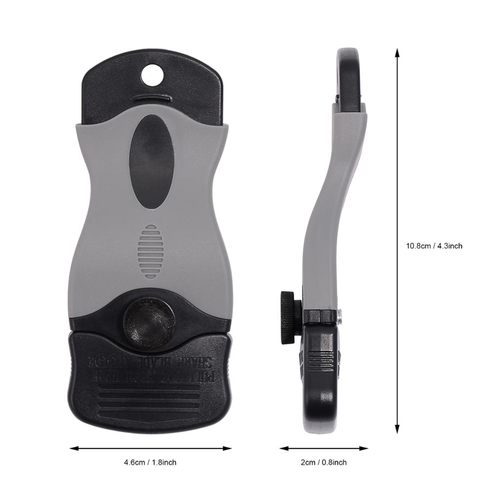 EHDIS Kohlenstoff Faser Aufkleber Entferner Schaber Mit Ersatz Rasierklingen Vinyl Film Verpackung Auto Werkzeuge Fenster Tönungen Reinigung Rakel