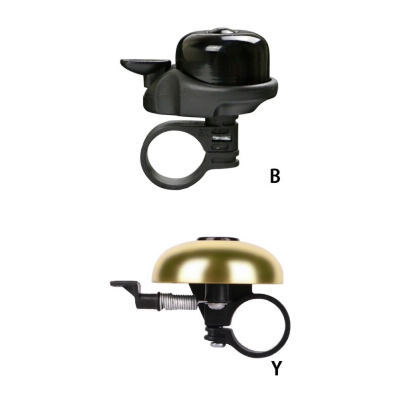 Sicherheit Radfahren glocken Metall Ring Schwarz Fahrrad Glocke Horn Klang Alarm draussen Schutzhülle Glocke Ring Fahrrad glocken Zubehör