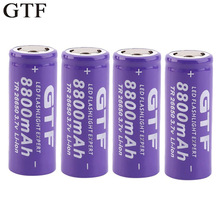 GTF 3,7 V 26650 Batterie 8800mAh Li-Ion Akku Für LED Taschenlampe Li-Ion Batterie akkumulator batterie