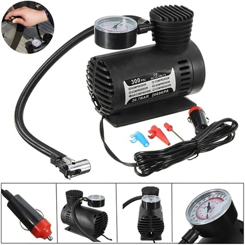Universal- Auto reifen pumpe Auto elektrische pumpe Luftpumpe Reifen Inflator Tragbare Kompressor Auto Reifen Pumpe für Auto Fahrrad Reifen bälle