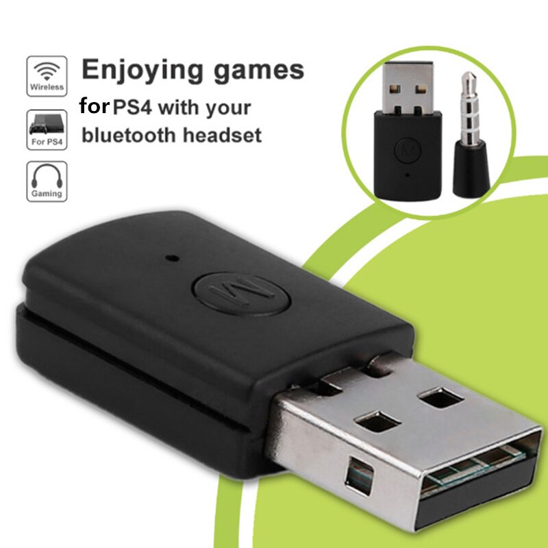 Kebidu 3,5mm USB Dongle Bluetooth 4,0 + EDR USB Bluetooth kabellos Adapter Neueste Ausführung Verwenden Für PS4 für Bluetooth Kopfhörer