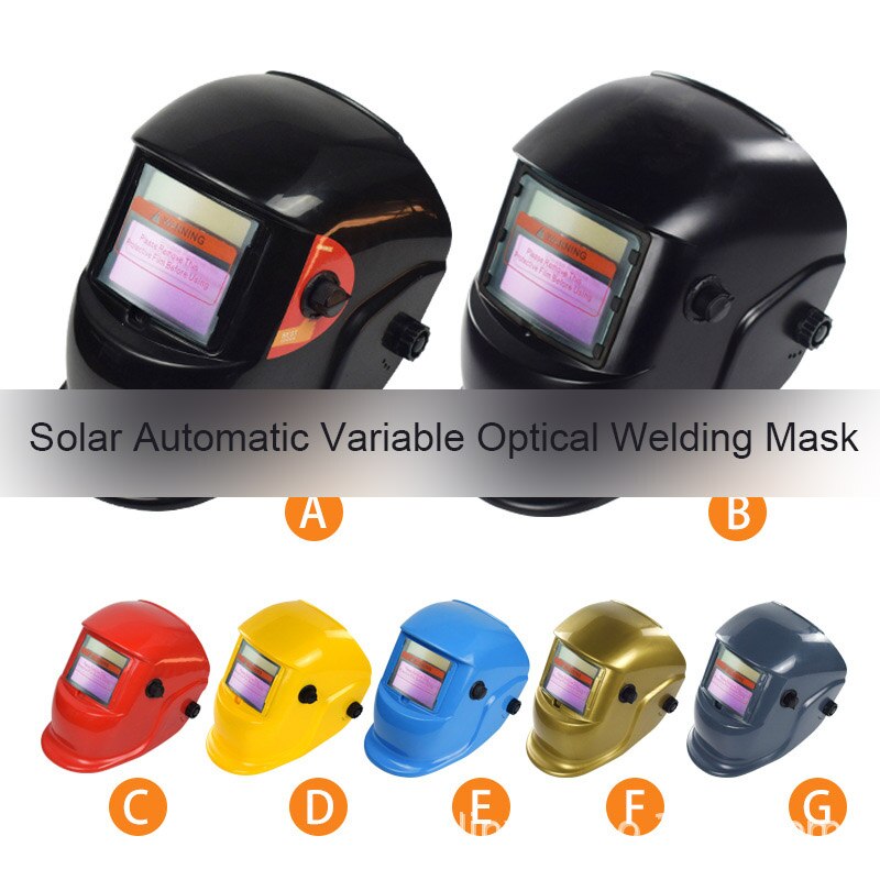 Sicherheit Anti-Uv Schweißen Maske Helm Automatische Augen Brille Solar- Automatische Photoelektrische Helm Für Bau Schweißen Arbeit