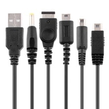 5 in 1 USB Spiel Ladegerät Ladung Kabel 1,2 m Kabel Draht für Nintend NEUE 3DS XL NDSLite NDSI LL WII U GBA PSP