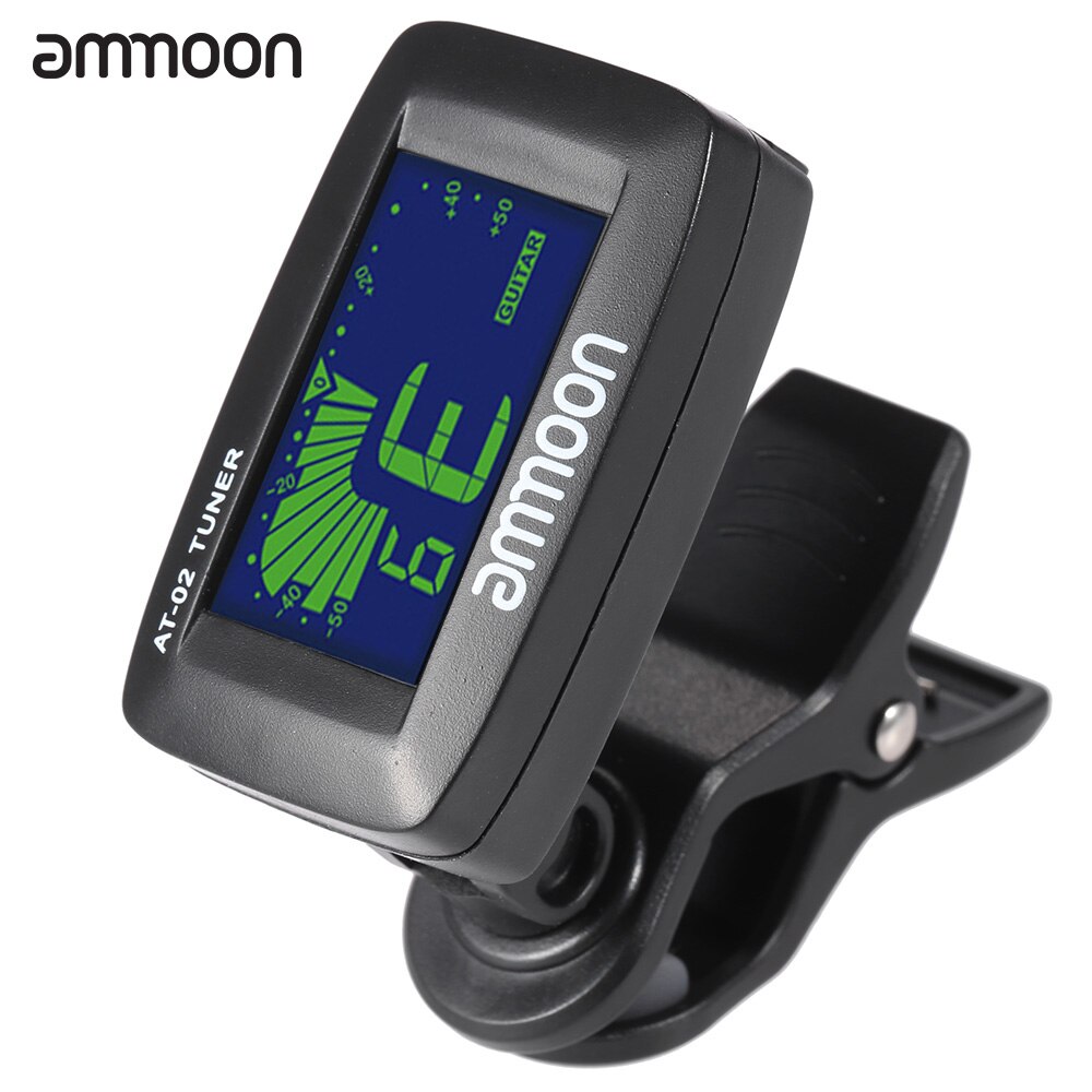 Ammoon beim-02 oben Gitarre Tuner Clip an Tuner Universal- Digital Elektro Tuner für chromatisch Gitarre Bass Ukulele Violine