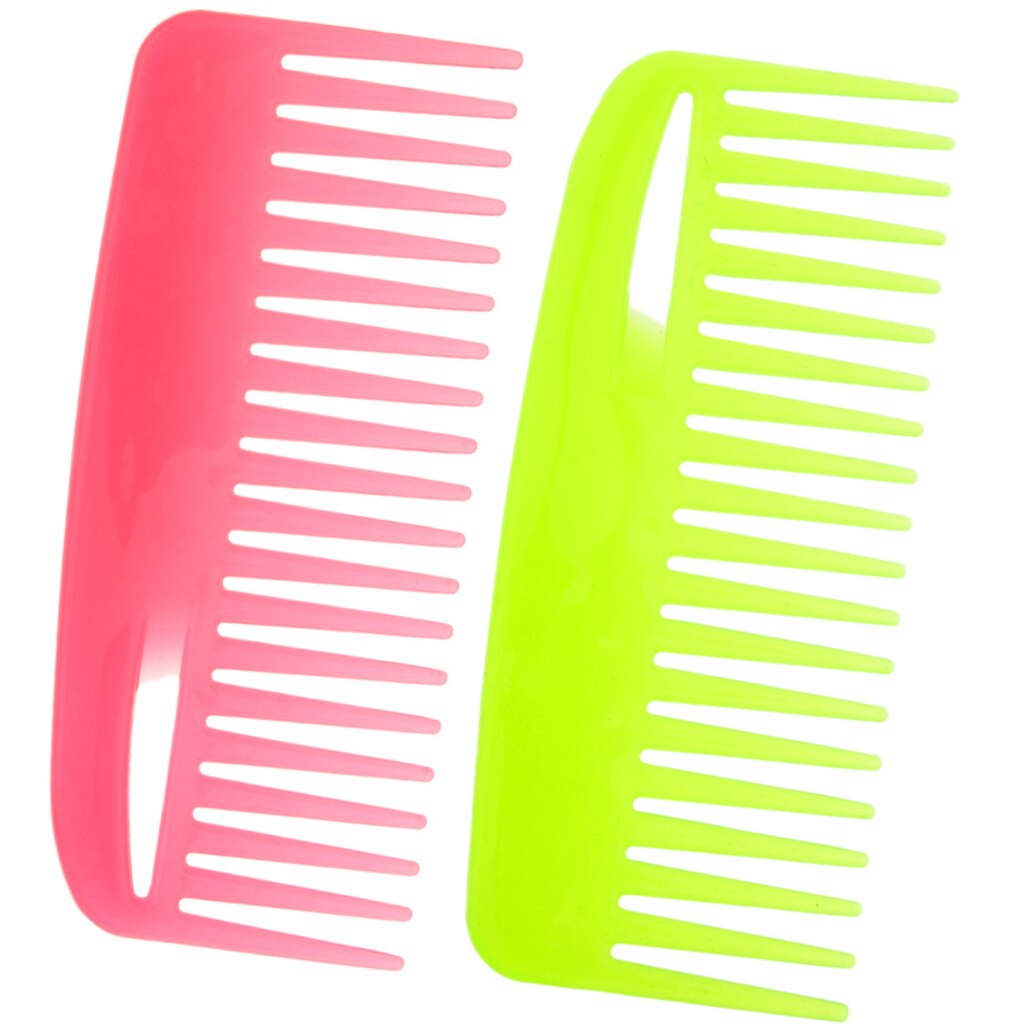 2 stück Haar Kämme Entwirren Friseur Breiter Zahn Salon Haarbürste Kämme