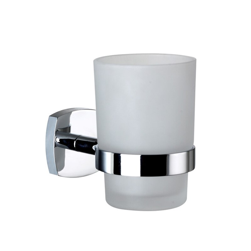SUS 304 Edelstahl Zahnbürste Zahn Tasse Halfter Mit Glas Tasse Zauberstab Montiert Schlecht Einzigen Tasse Gestell Schlecht Zubehör