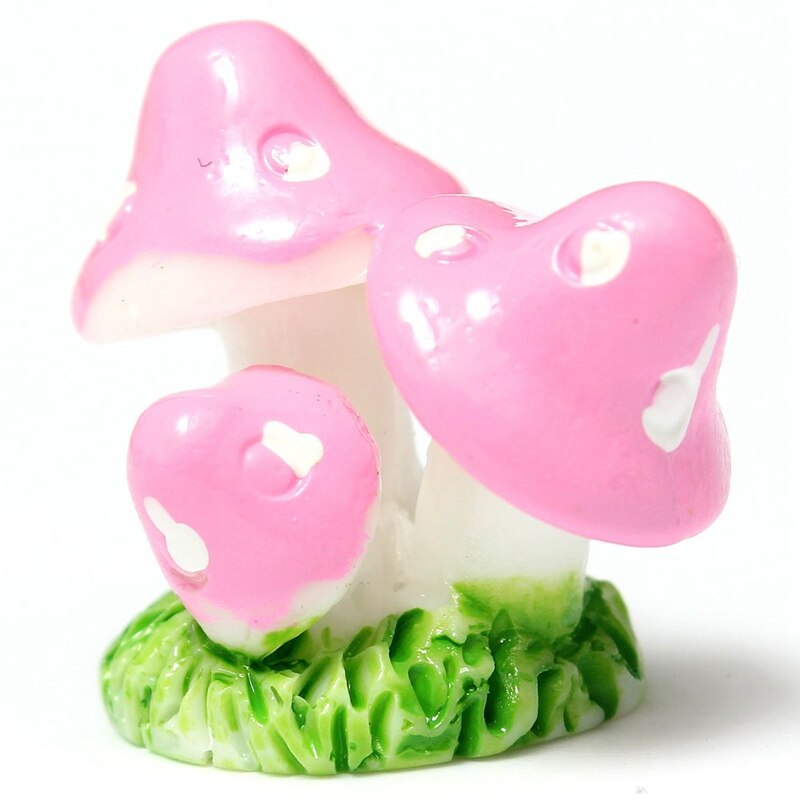 4 stücke Mini Pilz für Miniatur Anlage Töpfe Gebühr Party Dekor Garten