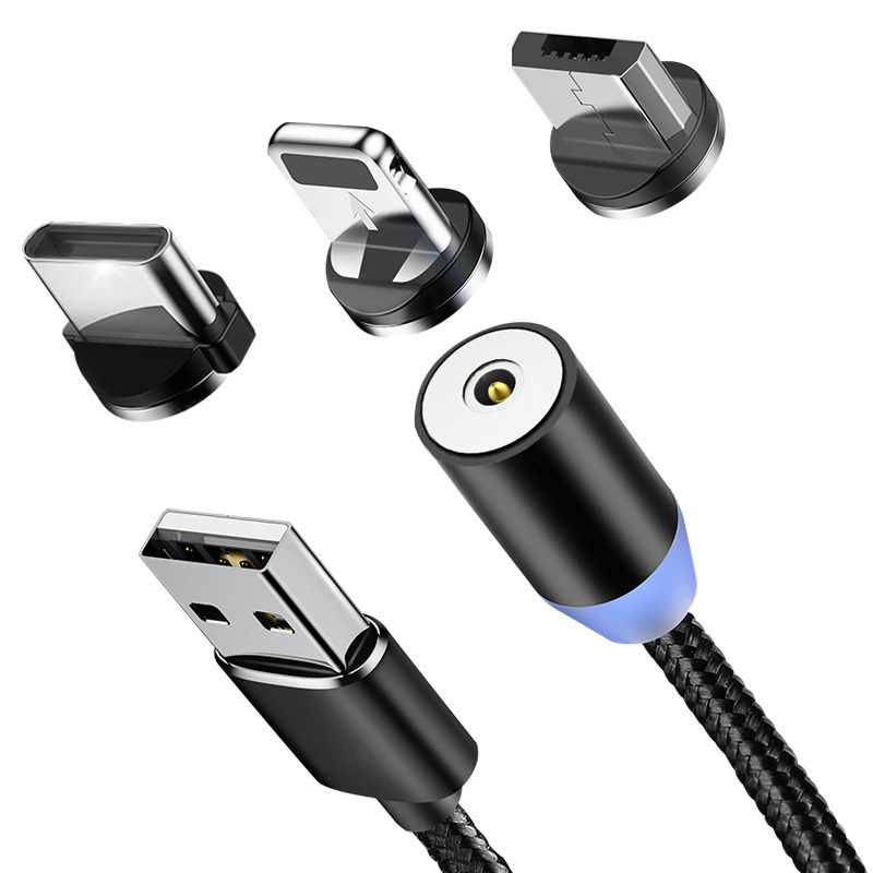 Magnetische Kabel Für iPhone Samsung Schnelle Ladung Mikro USB Kabel Magnet Ladegerät USB Typ C 1m 2 m praktisch Kabel