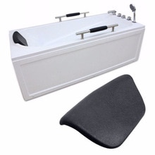 1pc Schlecht Kissen Nacken Unterstützung Badewanne Halfter Spa Badewanne Kopfstütze Schwarz Wasserdicht Schlecht kissen badewanne Spa kissen für Schlecht