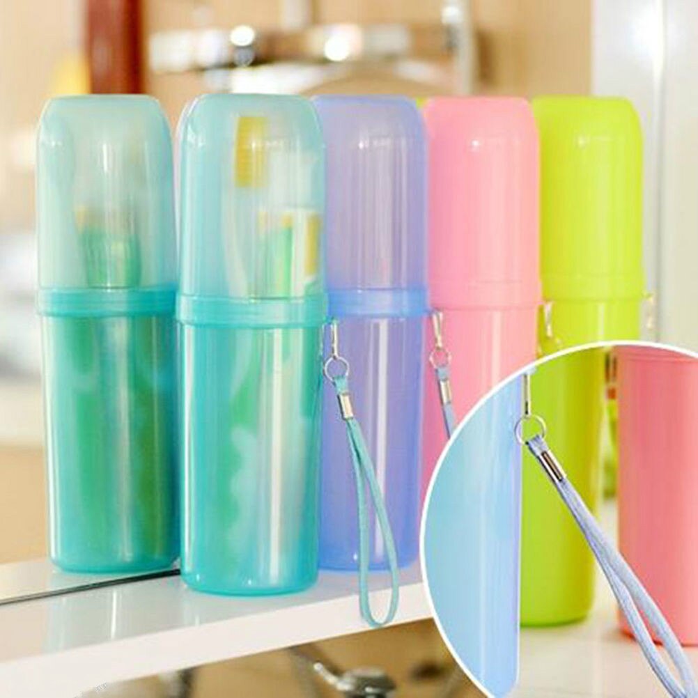 Nette Paar Reise Zahnbürste Kasten Zahnpasta Halfter Schützen fallen Tasse Lagerung Sanitär Ware Zubehör Für Reise Hause