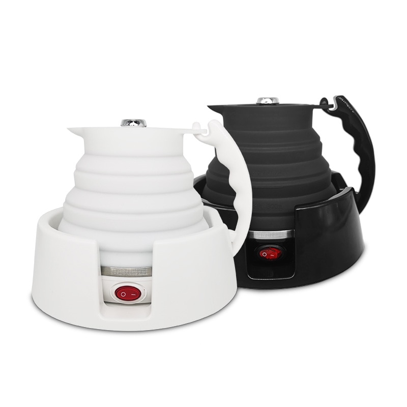 450ML Auto Elektrische Wasserkocher 12V 24V Silikon Faltbare Reise Tragbare Große Auto Wasserkocher Elektrische Wasserkocher Kaffee/Tee/Milch Auto Reise