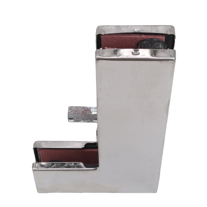 Edelstahl Glas Tür Clip Glas Tür Sieben-wort Feste Tür Clip Gebogen Clip Rahmenlose Zubehör