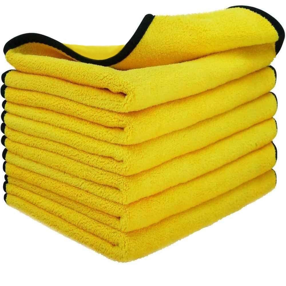 3/5/10 Pack Mehrzweck Plüsch Mikrofaser Randlosen Reinigung Handtuch für Haushalt und Auto Waschen Trocknen Detaillierung 3 Größen
