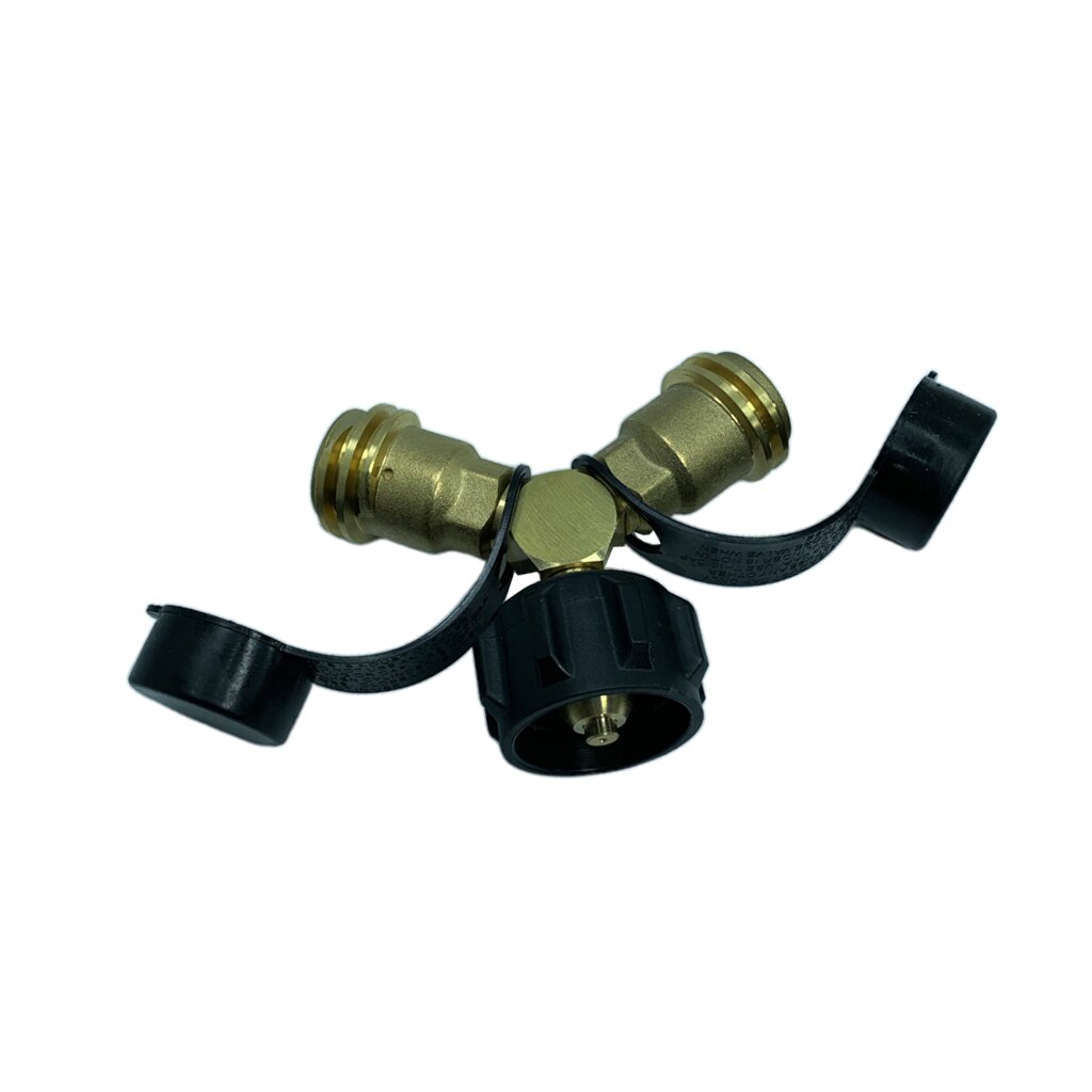 Propan Adapter QCC Propan Splitter Propan Gas Splitter T Gas Adapter Grill Stecker