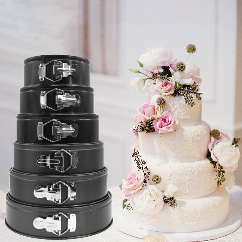 C-stahl nicht-Stock Frühling bilden Backform Abnehmbare Unterseite Kuchen Pfanne Backformen Kuchen Backen Formen Küche Zubehör Gerät1