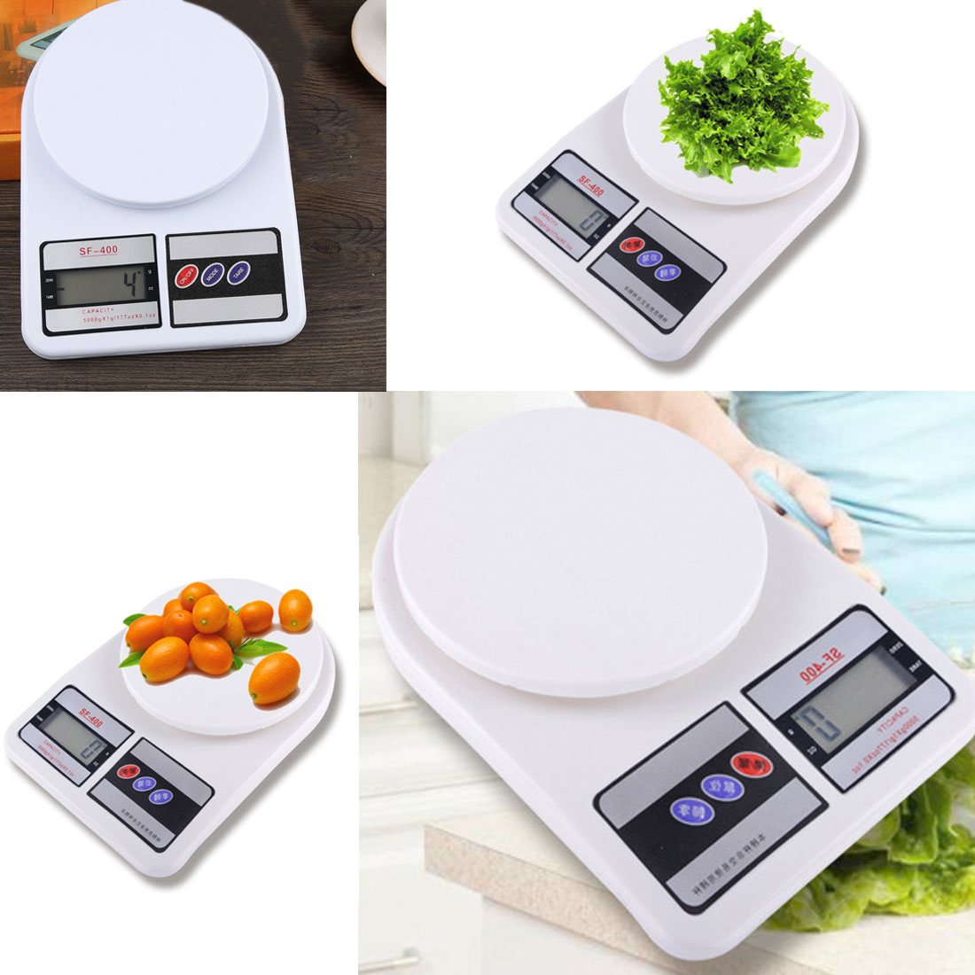 10 kg x 1g Digital Waage Küche Waagen Elektronische Gleichgewicht 10000g Obst Waage für Ernährung Bodybuilding