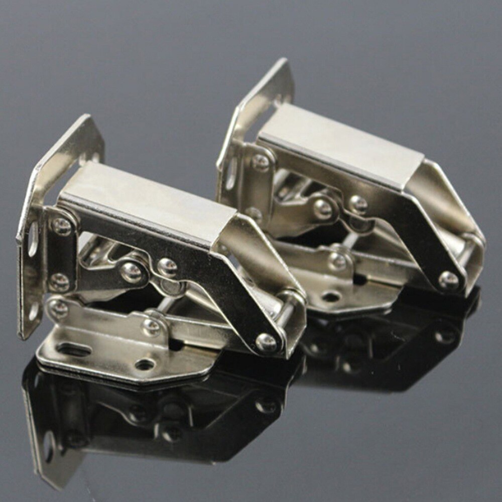 1Stck 90 Grad Schrank Schrank entsprungen Tür Scharniere Einfach Montieren Verdeckte Küche Schrank Schrank entsprungen Tür Scharniere Verwenden