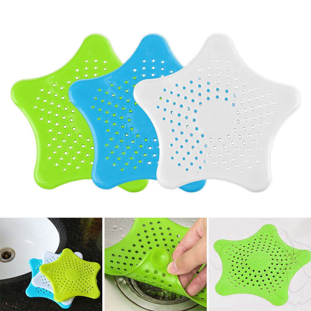 Küche Zubehör Sieb Filter Dusche Stern Schlecht Ablassen Haar Fänger Schlecht Stopper Stecker Waschbecken Sieb Filter Dusche #3 $