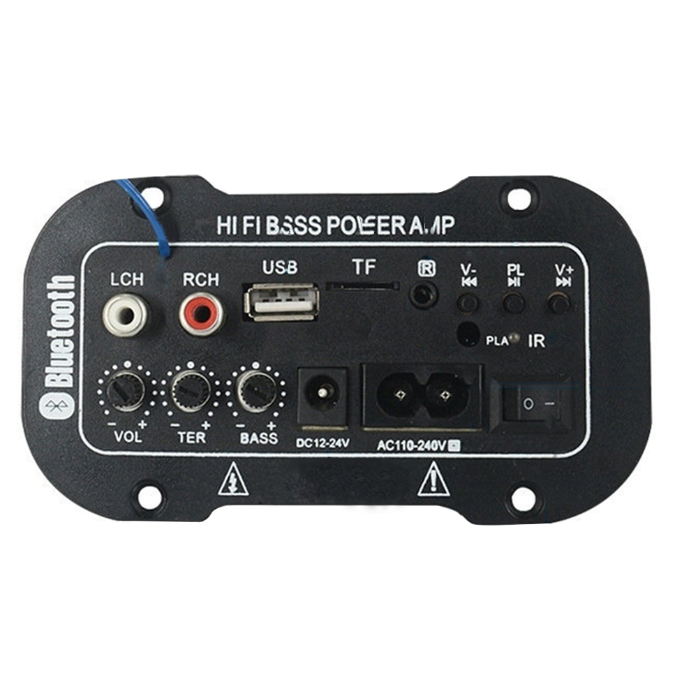 5 Zoll 12V Bluetooth Auto Audio- Energie Verstärker Auto Hause FM Radio Spieler HiFi Bass Energie Ampere Unterstützung SD USB DVD MP3 Eingang