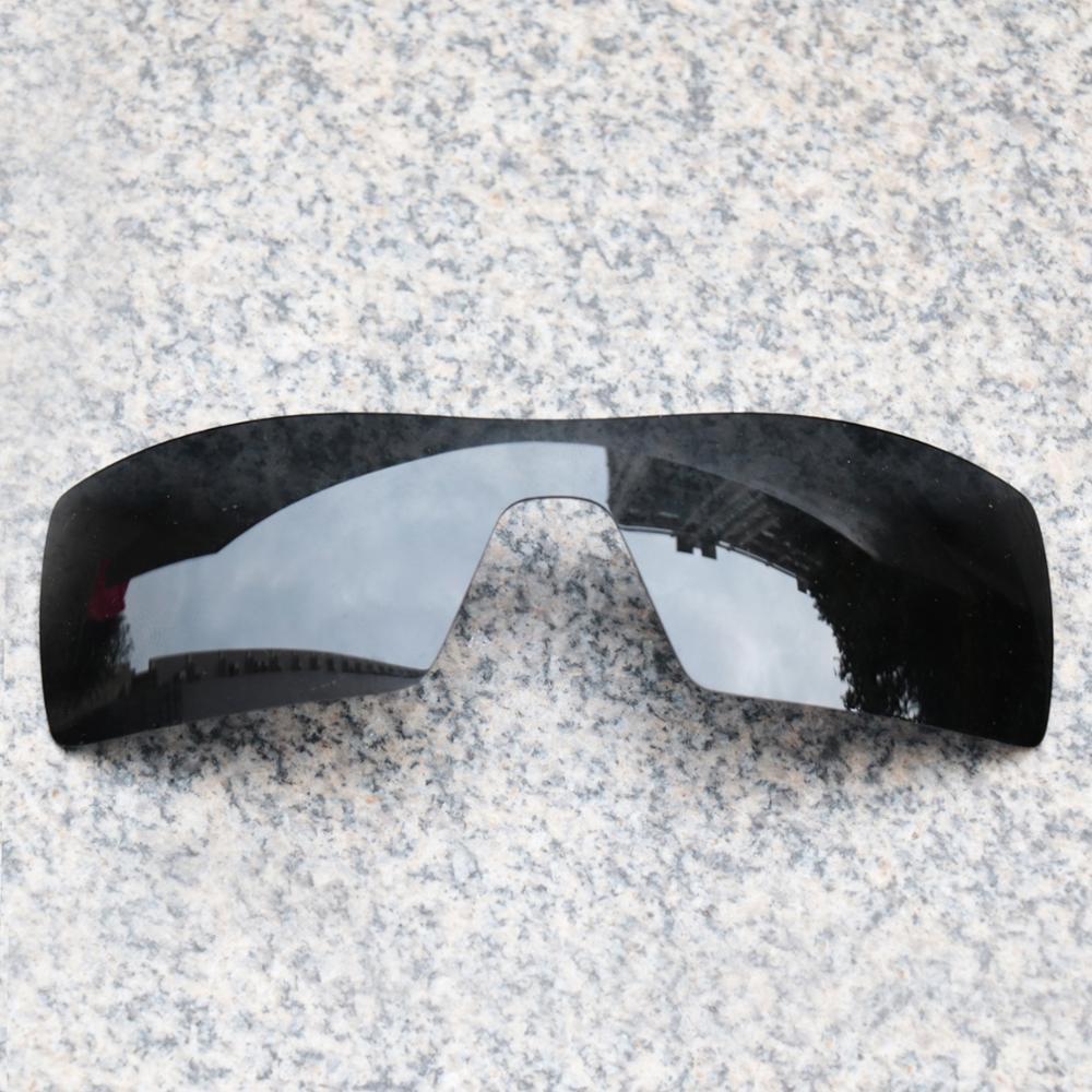 EOS Polarisierte Verbesserte Ersatz Linsen für Oakley Öl Anlage Sonnenbrille-Schwarz Polarisierte