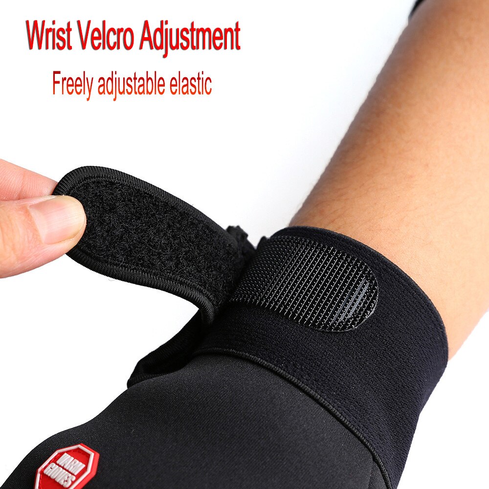 Winter Handschuhe Ich bin Freien Wind nachweisen Schwarz Warmen Reit Handschuh Motorrad Handschuhe Schwarz Voll Finger Radfahren Handschuhe Männlichen Handschuh 19NOV22