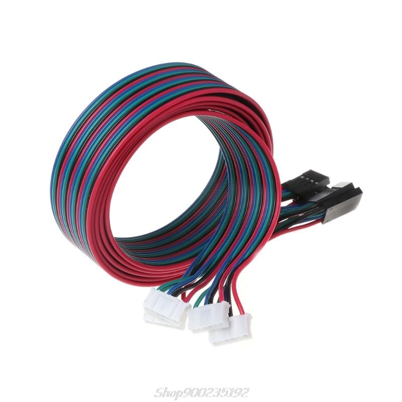 4 stücke 100cm 4Stift Stepper Motor- Kabel XH 2,54 Terminal Draht Für 3D Drucker NEMA 17 Stepper Motor-