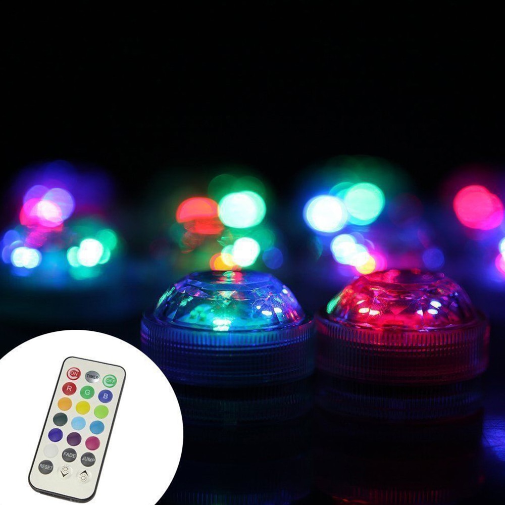 LED Disko Licht Schwimmbad Licht Schwimm Unterwasser glühen Zeigen Schwimmen Schwimmbad Lampe Mit Fernbedienung Whirlpool Spa Lampe