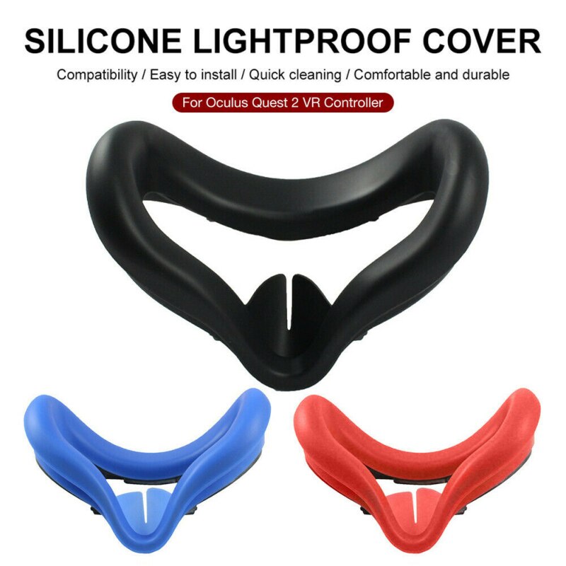 Für Oculus Suche 2 VR Headset Weiche Silikon Auge Maske Abdeckung Pad Licht Blockieren Auge Abdeckung Pad Für Oculus Suche2 3D VR Zubehör