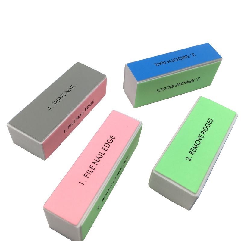 5 teile/los Nagel Dateien 4 Möglichkeiten Mini Quadratische bilden Kunst Polieren Schleifen Dateien Block Pflege Nagel Kunst Werkzeug Nagel polierer