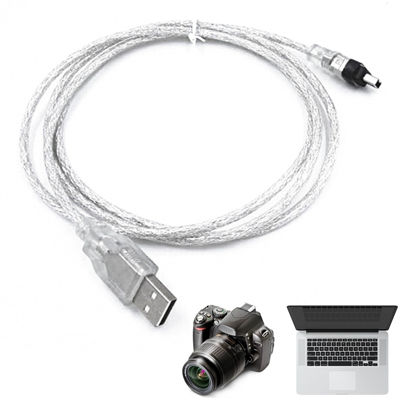 1,5 m USB Daten Kabel Firewire 1394 Für Mini DV HDV Camcorder Zu Bearbeiten Pc 1394 Behälter Zu 4P 4P Zu 6P,6P