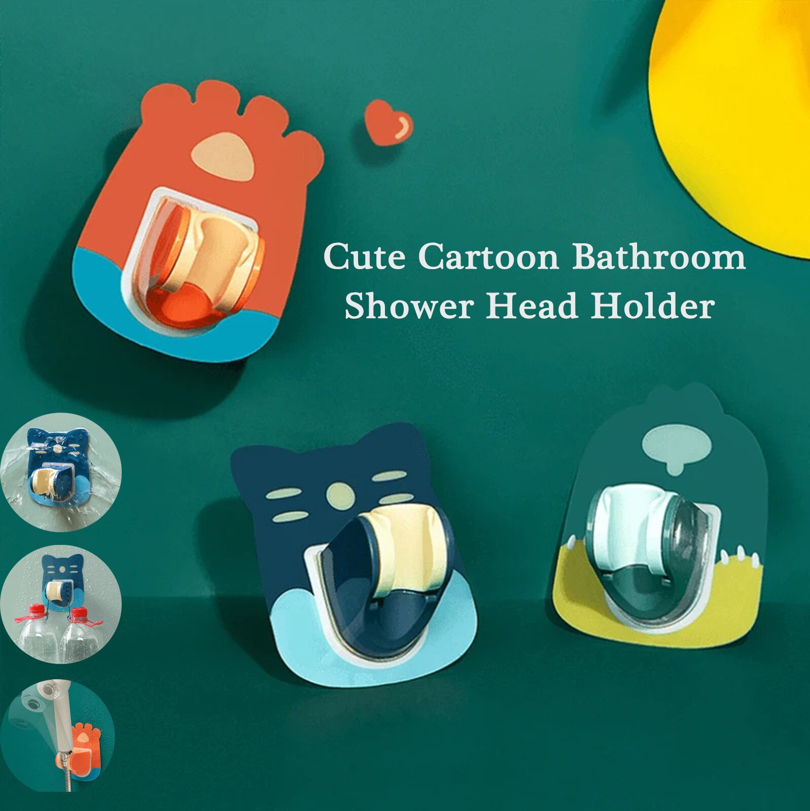 25 # multifunktionale Nette Karikatur Dusche Schlecht Kopf Halfter Halterung Leistungsstarke Saug ShowerSeat Futter Halfter Saugnapf Dusche