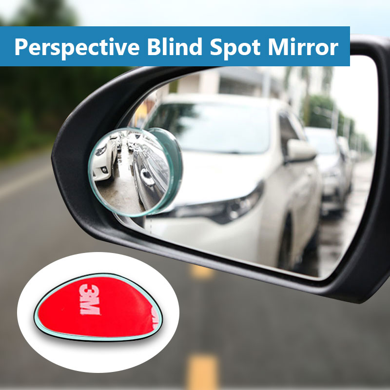 2 stücke Auto Spiegel 360 Grad Weitwinkel konvex blind Stelle Spiegel Parkplatz Auto Motorrad Rückansicht Einstellbare Spiegel Zubehör