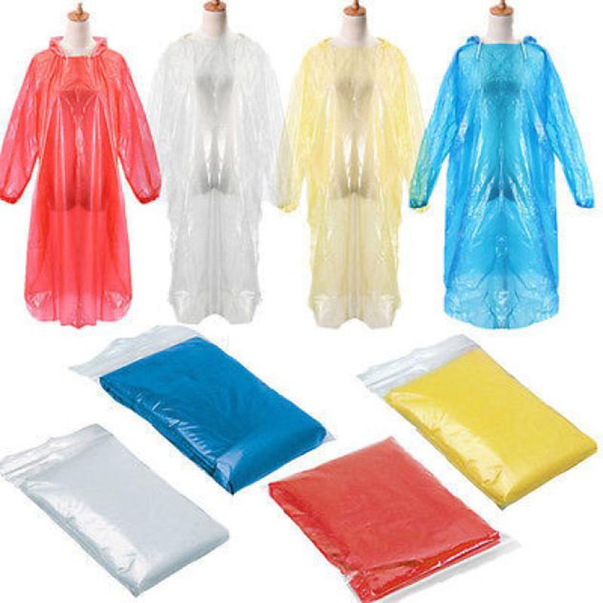 1Stck Einweg Regenmantel Erwachsene Notfall Wasserdichte Poncho Reise Wandern Camping Regen Mantel unisex Regenbekleidung Camping Regen Mantel