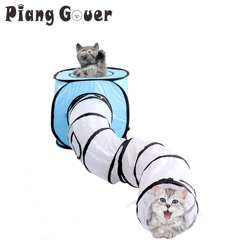 S bilden Katzen Faltbare Tunnel Bohrer Fass Bunte Katze Zelt Bohrer Fass Haustier Spielzeug Katze Tunnel