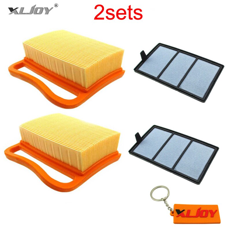 XLJOY 2x Luftfilter einstellen Für Stihl TS410 TS420 TS 410 TS 420, TS480i TS500i 4238 141 0300 Beton Cutoff schneiden aus gesehen