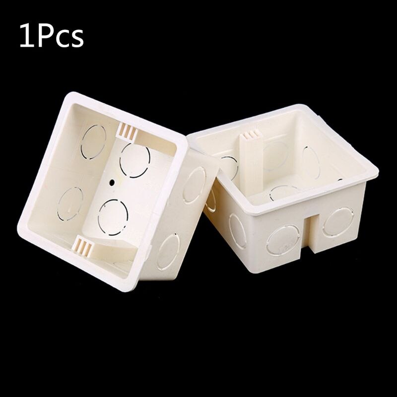 80x80 PVC Kreuzung Kasten Zauberstab Halterung Kassette Für Schalter Buchse Basis Schalter Boden 62KD