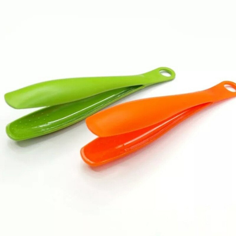 14.7*3,5 cm Kunststoff Farbe Lebensmittel Zange nicht-Stock Grill Clip Lebensmittel Salat Tong Küche Werkzeuge Utensilien Zubehör 2 farben