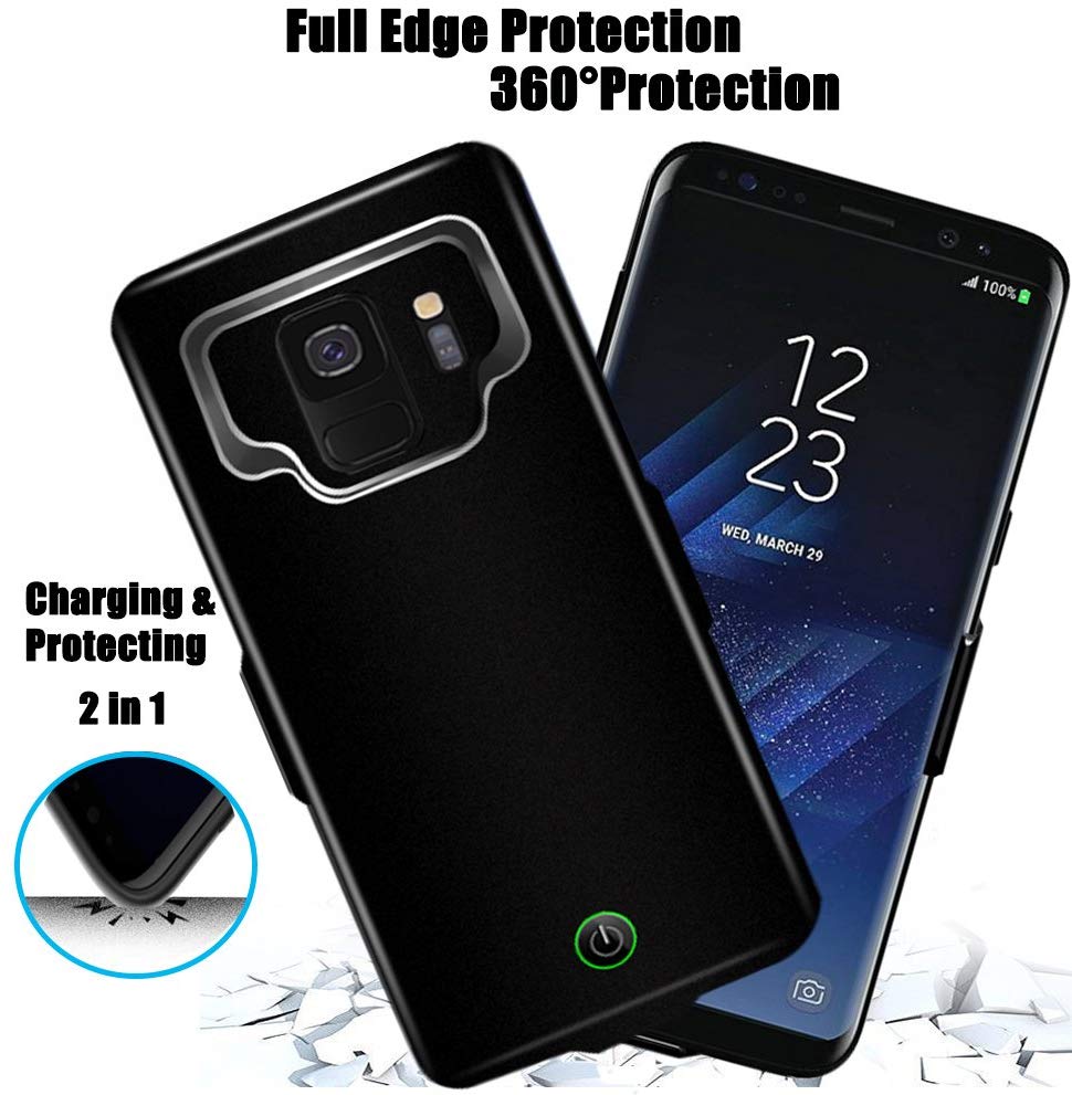 Leioua ladegerät Für Samsung Galaxis S8 Plus S9 Plus A8 Plus Batterie fallen für S8 A8 S9 Neue 7000Mah Energie Bank zuletzt Abdeckung