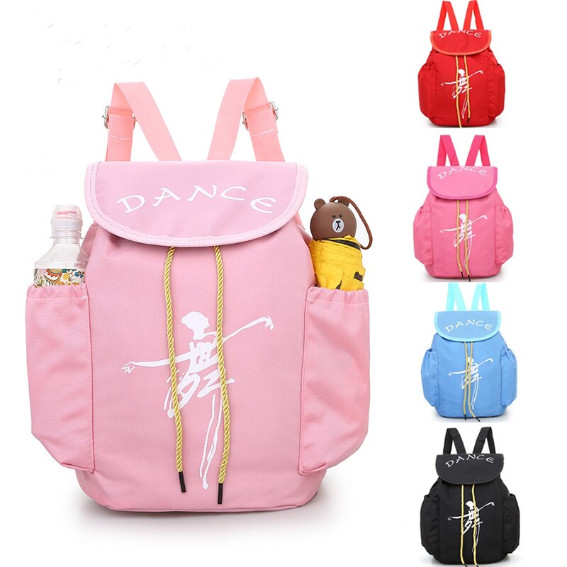 Art freundlicher Rosa ballett tasche Rucksack Wasserdichte leinwand Ballett tanzen Taschen Rosa Ballerina Ballett tanzen Rucksack