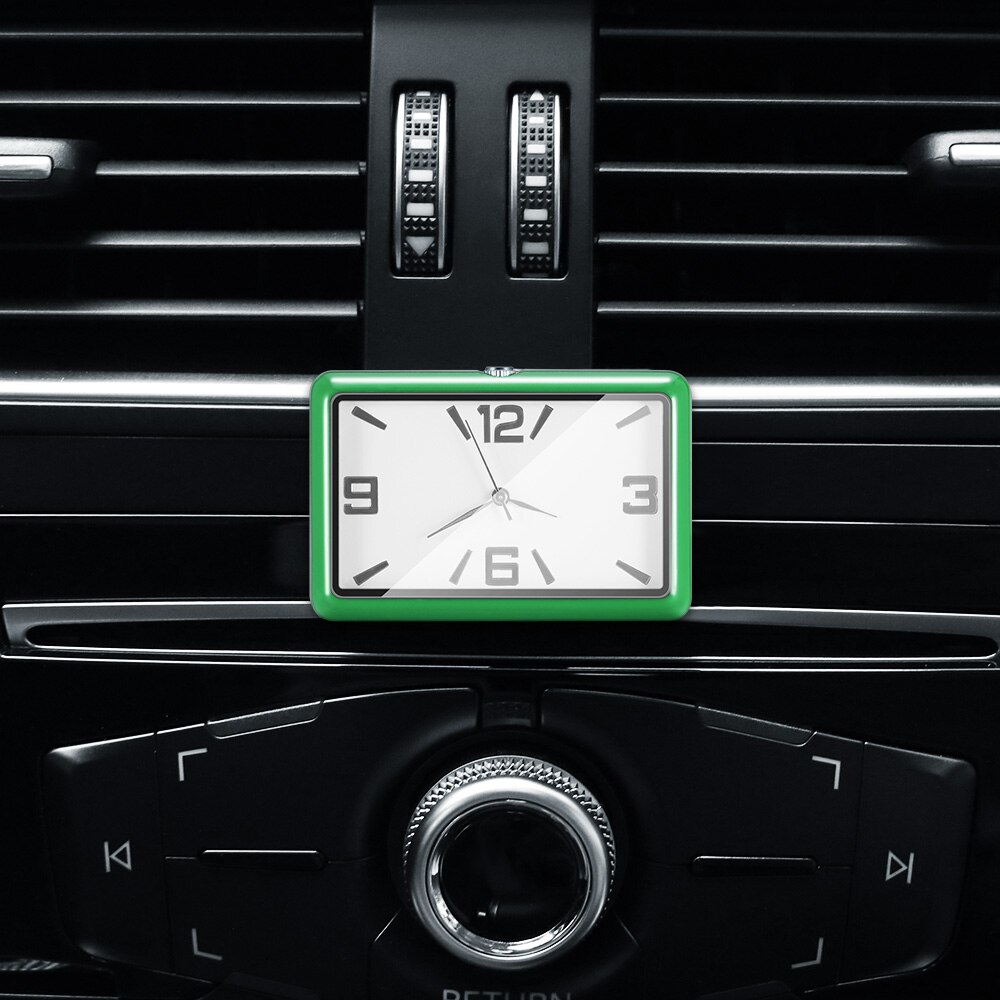 Aluminium Auto Armaturenbrett Stock Melone Uhr Quarzuhr Auto Dekoration Uhr Schmuck Auto Innen Uhr Material Auto Zubehör