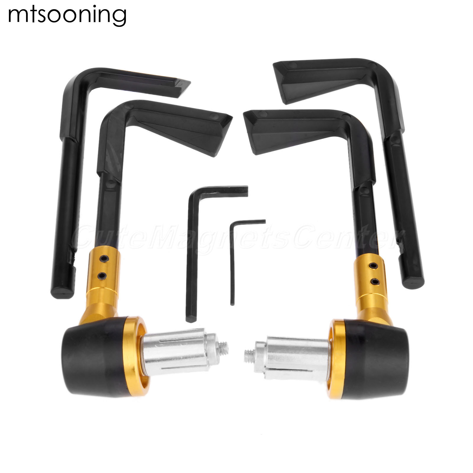 Mtsooning Gold Motorrad Bremsen Kupplung 22mm Motorrad Proguard-System Einstellbare CNC Schutz Schutz