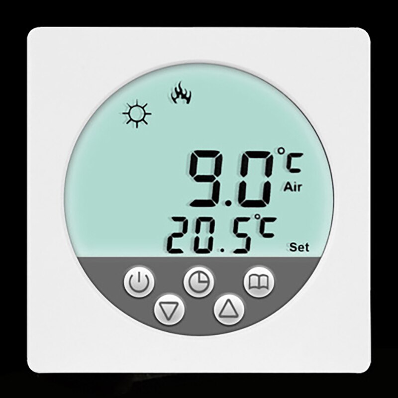 DW-C15 Elektrische Heizung 16A Ohne Wifi Verdeckte LCD Anzeige Thermostat Elektrische Heizung Thermostat