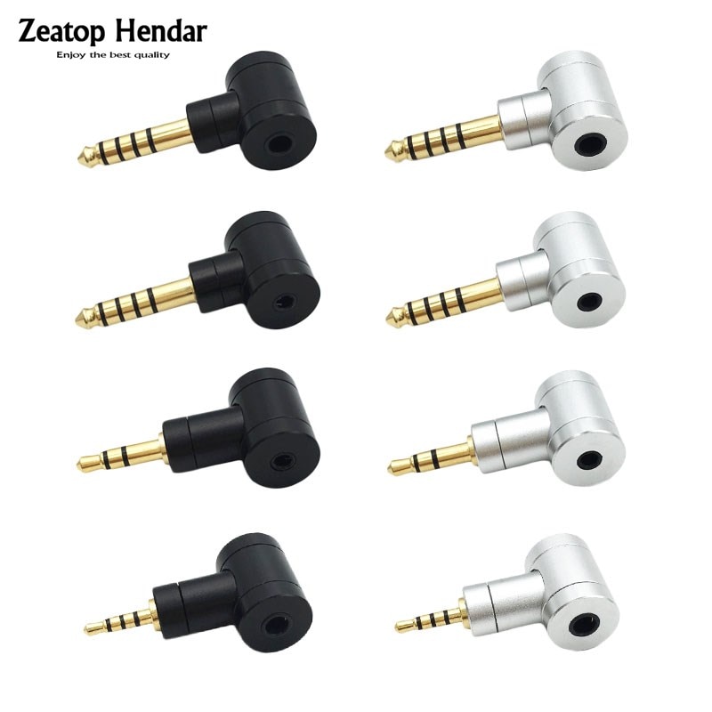 1Stck HIFI Winkel 2,5/3.5/4,4 Ausgewogene Adapter 2,5mm/3,5mm Buchse auf 2,5mm/3,5mm/4,4mm Stecker für Handys Musik Spieler