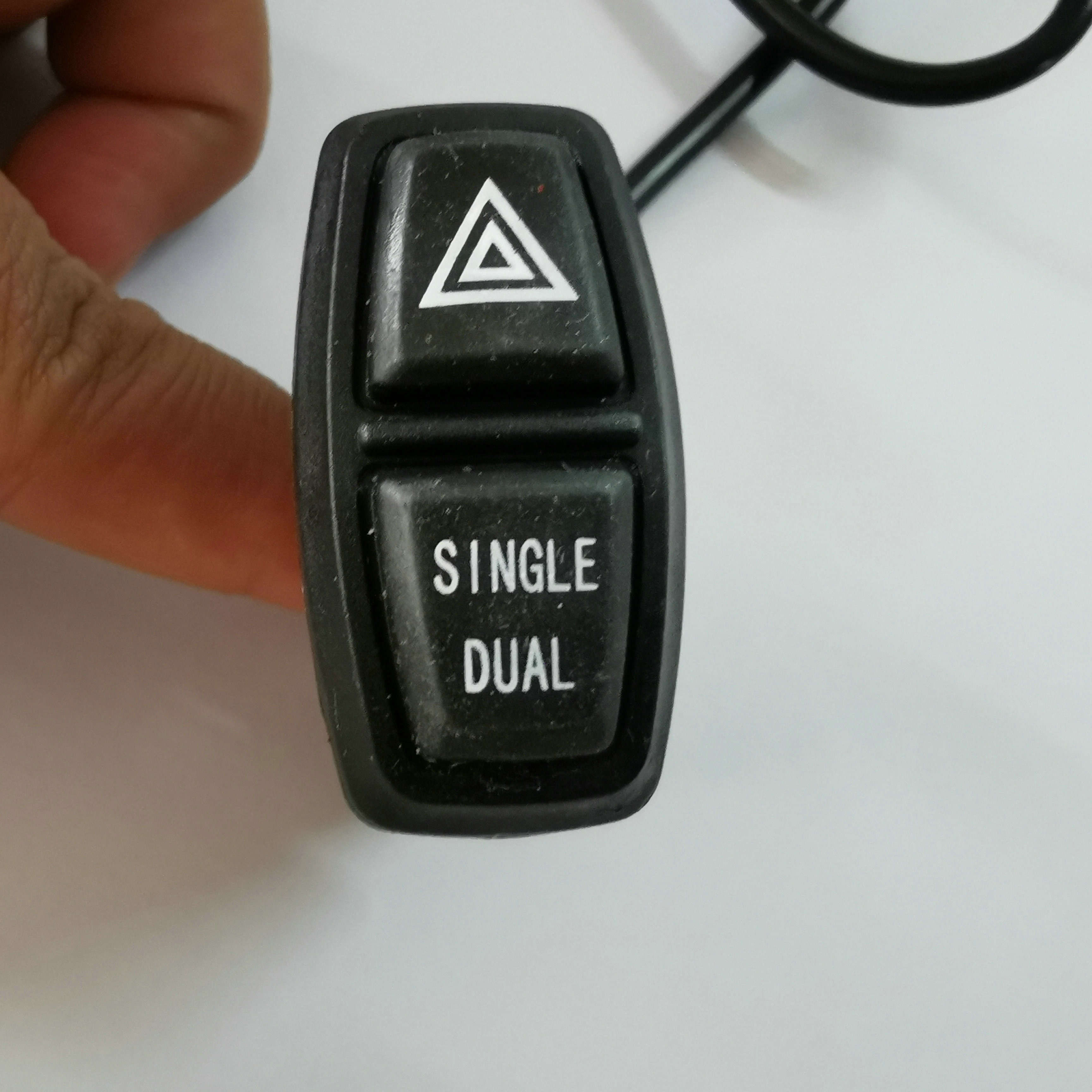 Single Dual schalter + warnen schalter/anzeige für elektrische Rolle fahrrad mtb dreirad atv EV DIY umwandlung teile