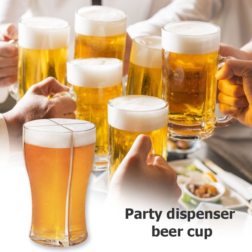 4 stücke Große Kapazität Dicken Bahre Becher Schnaps Spender Bar Wein Teiler Tasse Bausatz Frische Saft Cola Cocktail Whiskey Glas