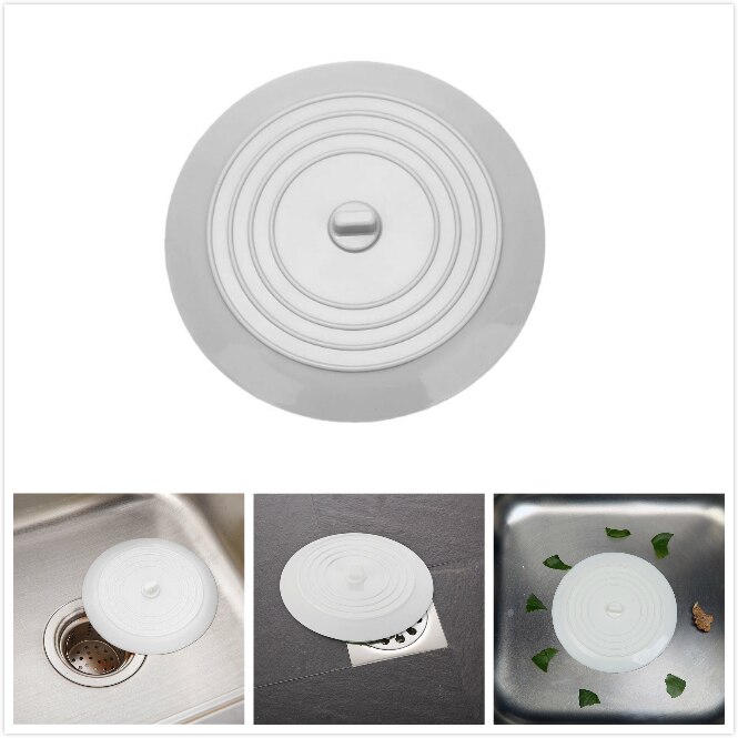 1 stücke Silikon Boden Ablauf Abdeckung Küche Runde Wäsche Wasser Stopper Kanalisation Abdeckung Schlecht Badewanne Badewanne Küche Waschbecken Abdeckung