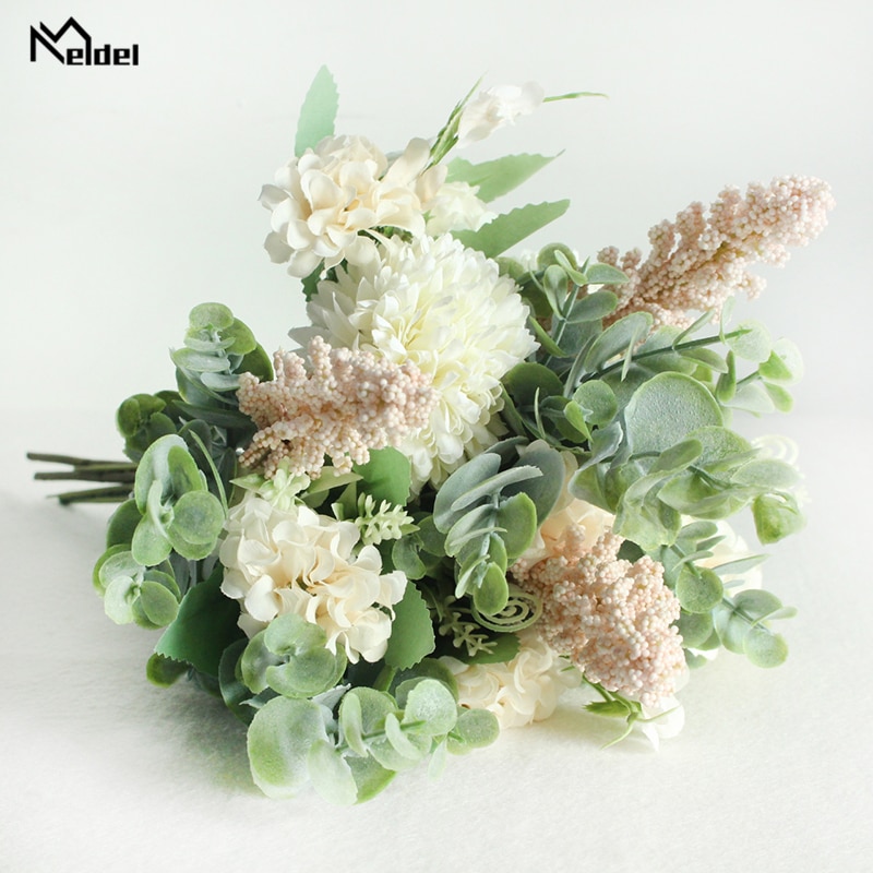 Künstliche Glück Ball Seide Blumen Startseite Hochzeit Dekoration Künstliche Grün Eucylaptus die Seide Flores Heimat Tisch Vase Dekor
